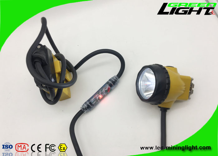Material de alumínio recarregável brilhante super sem corda do copo da lâmpada de tampão dos mineiros do diodo emissor de luz Ip68