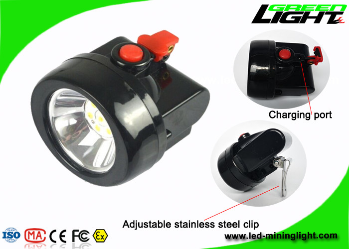 Bateria industrial da lâmpada 2.8Ah da mineração sem corda recarregável da luz do capacete de mineiros