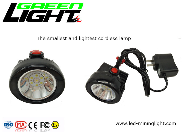 Lâmpada conduzida antiexplosiva de mineração sem corda impermeável da cabeça da mineração da luz 0.65W de IP67 80lum 4000lux