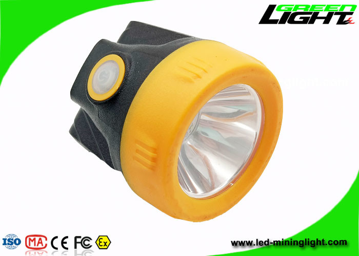 Luz sem corda de pouco peso 3.8AH do capacete do diodo emissor de luz de 1.1W 143lum com carregador de USB