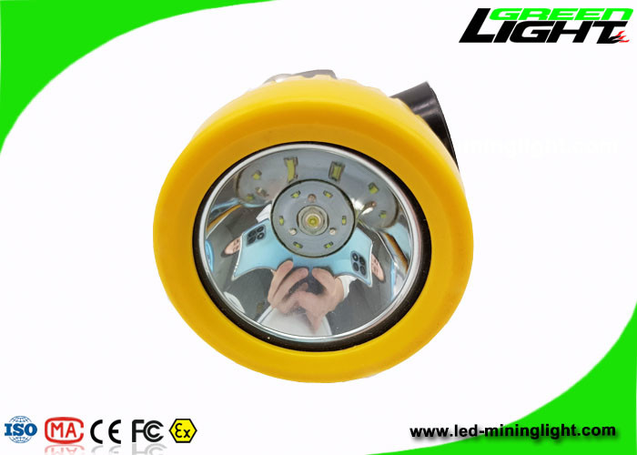 farol de mineração 0.74W do diodo emissor de luz de 2.2Ah 5000 Lux Cordless com carregador do berço