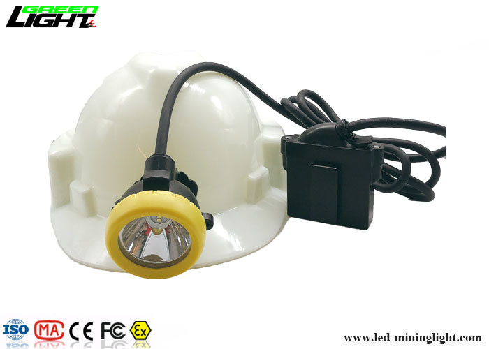 Lâmpada conduzida amarrado do capacete da lâmpada de tampão 3.7V dos mineiros do diodo emissor de luz de ATEX KL5LM 6.6Ah 216lum
