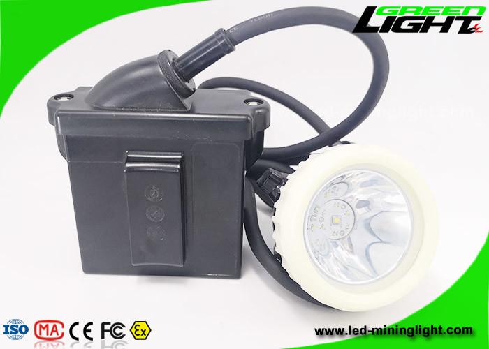 Luz amarrado 3.7V recarregável 1.67W do capacete da mineração do diodo emissor de luz de 216lum 6.6Ah