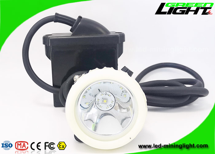 Lâmpada de mineração conduzida amarrado recarregável da luz 1.11W do capacete de mineiros de 450mA 216lum
