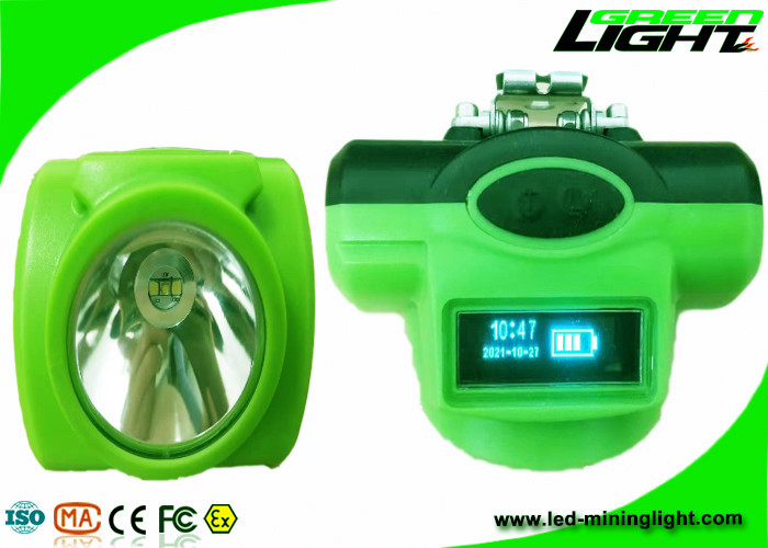 Display OLED sem fio Miner Cap Light Magnético USB 232 lum 13000 Lux à prova d'água sem fio Cree Led Capacete Led Lâmpada Chapéu