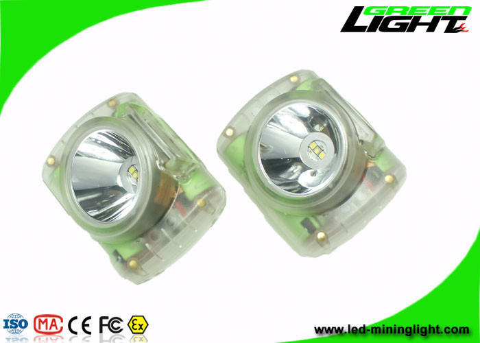 232lum 13000 lux farol subterrâneo de mineração LED 480mA 6.8Ah farol recarregável com carregador USB