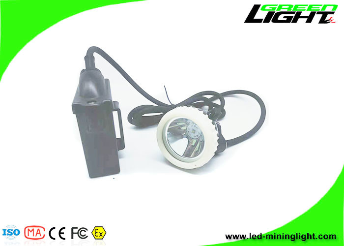 10000Lux LED Miners Cap Lamp bateria de lítio recarregável 1,67 W 6600 mAh ABS PC à prova d'água