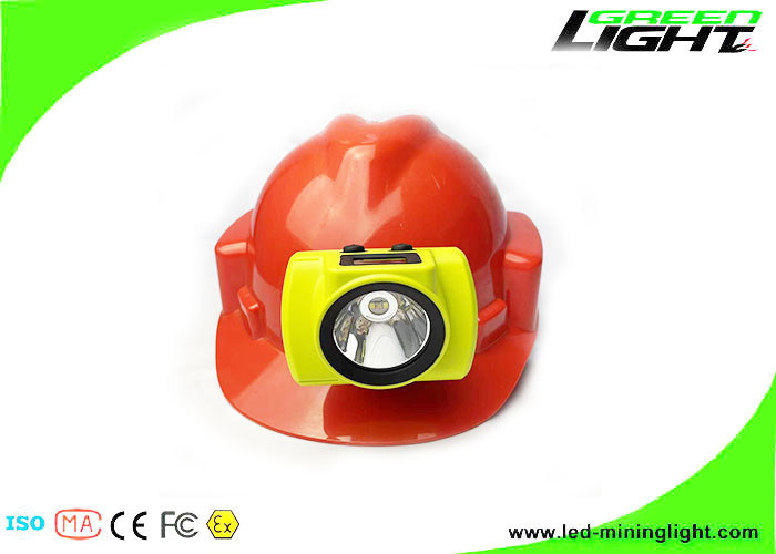 18000lux tela OLED LED tampa de mineração luzes subterrâneas 6.8Ah Panasonic Miner farol recarregável para sistema de rastreamento