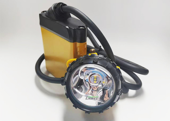 348lum 3W Lâmpada de mina de carvão Lâmpadas de cabeça de segurança de mineiros a LED recarregáveis 10,4Ah Grande capacidade de bateria